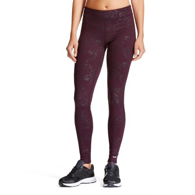 burgundy champion leggings