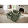 VASIP L-Shaped Left Lounge Chair Cloud Sectional Modular Sofa with Deep Seat,  for Living Room, Apartment, Bedroom No Assembly Required,Black - 4 of 4