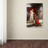 Trademark Fine Art -Edmund Leighton 'The Accolade' Canvas Art - 3 of 3