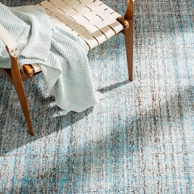 SAFAVIEH Abstract Bailey Striped Area Rug, Blue/Multi, 3' x 5'