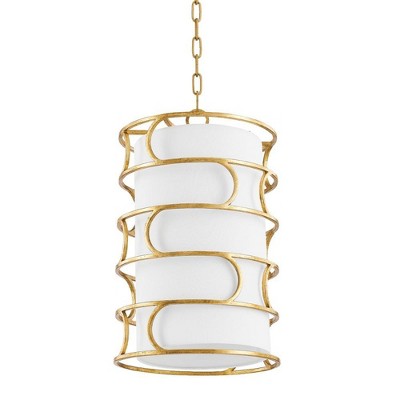 Troy Lighting Reedley 3 - Light Pendant in  Vintage Gold Leaf