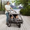 Delta Children Jeep Everest 2-in-1 Child Bike Trailer and Stroller - Gray - 4 of 4