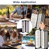 WeChef Restaurant Menu Covers 4.25x14" 4 Page 6 View PU Leather with Angled Corners for Wine List Bar Hotel 5 Pack - 4 of 4