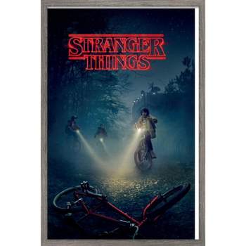 Trends International Netflix Stranger Things - Bikes Framed Wall Poster Prints
