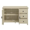Bella Depot 44.8''W 2 Door 3 Drawer Rattan Cabinet, Suitable for Bedroom, Living Room - 4 of 4