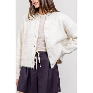 Women's Button Cardigan Sweater - MOON RIVER - 1 of 3