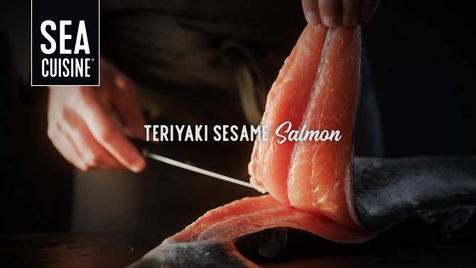 Sea Cuisine Teriyaki Sesame Salmon - Frozen - 9oz, 2 of 7, play video