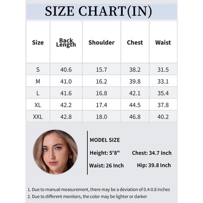 Женские платья INSPIRE CHIC Women's Denim Button Down Short Sleeve Belted Casual Jean Shirt Dresses Medium Blue — фото 5