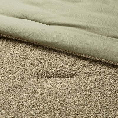 Threshold 3pc King Traditional Cozy Chenille Comforter and Sham Set Green - Threshold™: Polyester Knitted Bedding Sets, OEKO-TEX Certified — фото 3