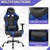 BestMassage Gaming Chair Computer Gamer Chair with Lumbar Support and Footrest Rolling Swivel Design Office Chair for Home Office and Gaming - 3 of 4
