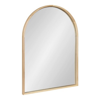 24" x 32" Valenti Arch Wall Mirror Natural - Kate & Laurel All Things Decor