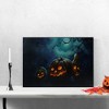 Northlight LED Lighted Spooky Halloween Jack-O-Lanterns Canvas Wall Art 23.5"  x 15.75" - 2 of 4