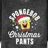 Men's - SpongeBob SquarePants - Christmas Pants Graphic Fleece Sweatshirt - 2 of 4