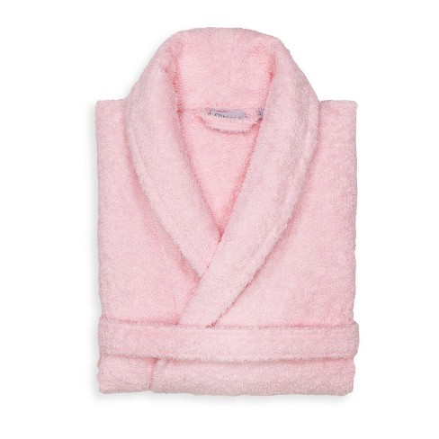 L/xl Terry Cloth Solid Bathrobe Pink - Linum Home Textiles : Target