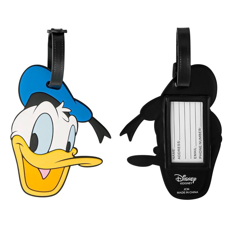 Disney Daisy and Donald Rubber Luggage Tag Set, 3 of 6