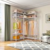 VIPEK L30 Corner Closet System L Shaped Garment Rack L Corner Clothes Rack Freestanding Wardrobe Closet Rack Heavy Duty Wire Clothing Rack - 4 of 4