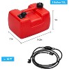 Coucheta Marine Tank, 6 Gallon/55L Portable Storage Marine Tank, Marine Gas Tank with 9.8Ft Hose, Easy to Carry for Outboard Engine Boats, Yacht - 2 of 4
