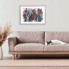 Stupell Industries Expressive Blooming Roses Framed Print Under Glass, Gray, 23" x 17" - 3 of 4