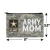 U.S. Army Mom Makeup Cosmetic Bag Organizer Pouch - 4 of 4