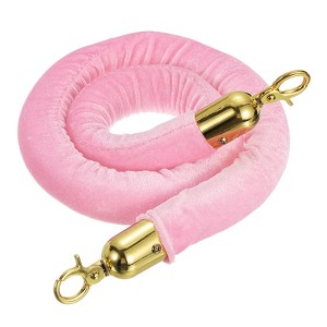 Unique Bargains Hotel Adjustable Crowd Control Stanchion Rope with Snap Hooks - 1 of 4