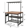 Kitchen Island with Storage - 3 of 4