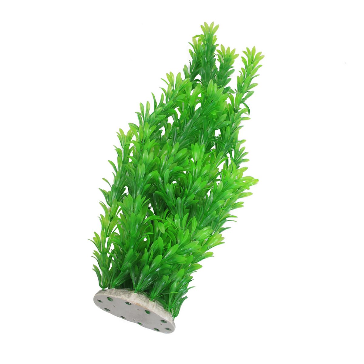Unique Bargains Aquarium Fish Tank Plastic Leaves Underwater Plants Decoration Green 15.75" - thumbnail 3