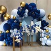 PartyWoo Balloons Navy Blue Matte Dark Small Mini 5 Inch 50 pcs - 3 of 4