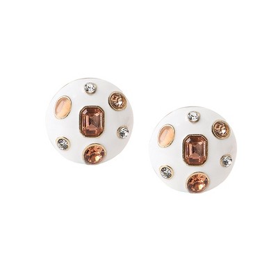 Women's The Duchess Stud Earrings - Nude Pink