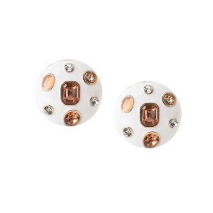 Women's The Duchess Stud Earrings - Nude Pink - 1 of 4
