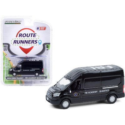 2015 Ford Transit Van Black FBI Academy Quantico "Quantico" 2015-2018 TV Series "Route Runners" 1/64 Diecast Model by Greenlight