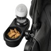 Lulyboo Stroller Snack Tray and Cup Holder - Black - 2 of 4