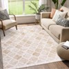 Coucheta Washable Boho Geometric Rug, Non-Slip Rubber Backing, Non-Shedding Large Accent Carpet for Living Room & Bedroom, Multiple Sizes&Colors - 4 of 4