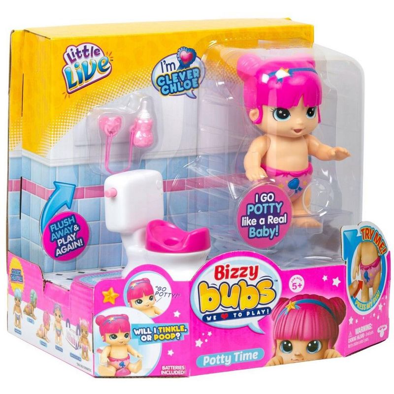 Little Live Bizzy Bubs Season Baby Playset - Clever Chloe - Potty Time, 4 of 8