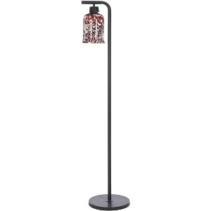 Nezara 58" Floor Lamp - FLL3010 - Black/Brown Tortoise - Safavieh - 1 of 4