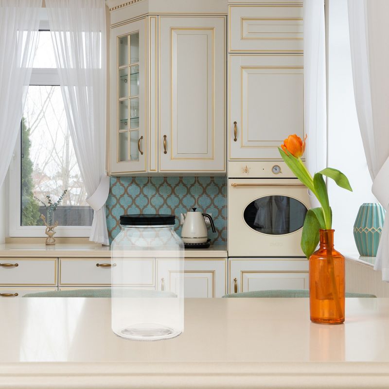 Amici Home Branson Glass Storage Jar, Airtight Food Storage, For Kitchen & Household, 5 of 6