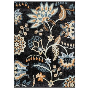 World Rug Gallery Beige Multi Floral Medallion Indoor Area Rug - 1 of 4