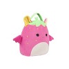 Squishmallows Gwendolyn the Neon Strawberry Bat Halloween Treat Pail - 3 of 4