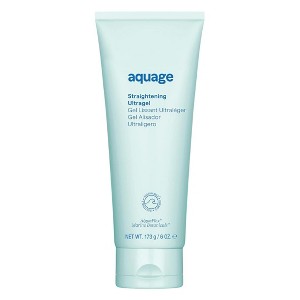Aquage Straightening Ultragel, Lightweight Formula to Smooth and Silken Curly | Straight Hair Ultra Gel Contains AlgaePlex Marine Botanicals (6 oz) - 1 of 4