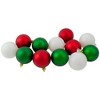 Northlight 24ct Shatterproof 2-Finish Christmas Ball Ornament Set 2.5” - Red/Green - 2 of 3