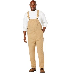 Boulder Creek by KingSize Men's Big & Tall  Denim Overalls - 1 of 4