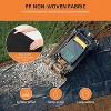 6oz Geotextile Fabric 6ft x 100ft - Heavy Duty PP Non-Woven Landscape Weed Barrier with 350N Tensile Strength & 440N Load Capacity for French Drains - 4 of 4