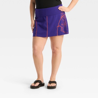 Women's Low-Rise Knit Mini Wrap Skort - Wild Fable™