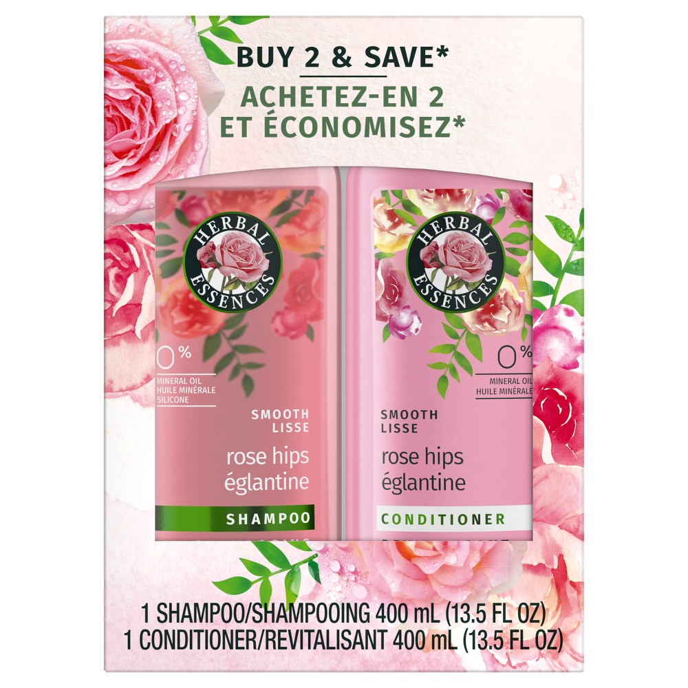 Photos - Hair Product Herbal Essences Classic Smooth Shampoo Dual Pack - 27 fl oz 