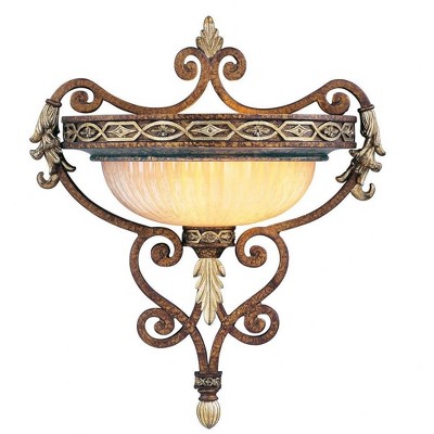 Livex Lighting Seville 1 - Light Wall Light in  Palacial Bronze/Gilded