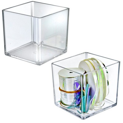 9x 10.5x 4 Wide Fridge & Pantry Bin Clear - Brightroom™