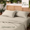 Ivy Union Microfiber Sheet Set - Breathable - Deep Pocket - 4 of 4
