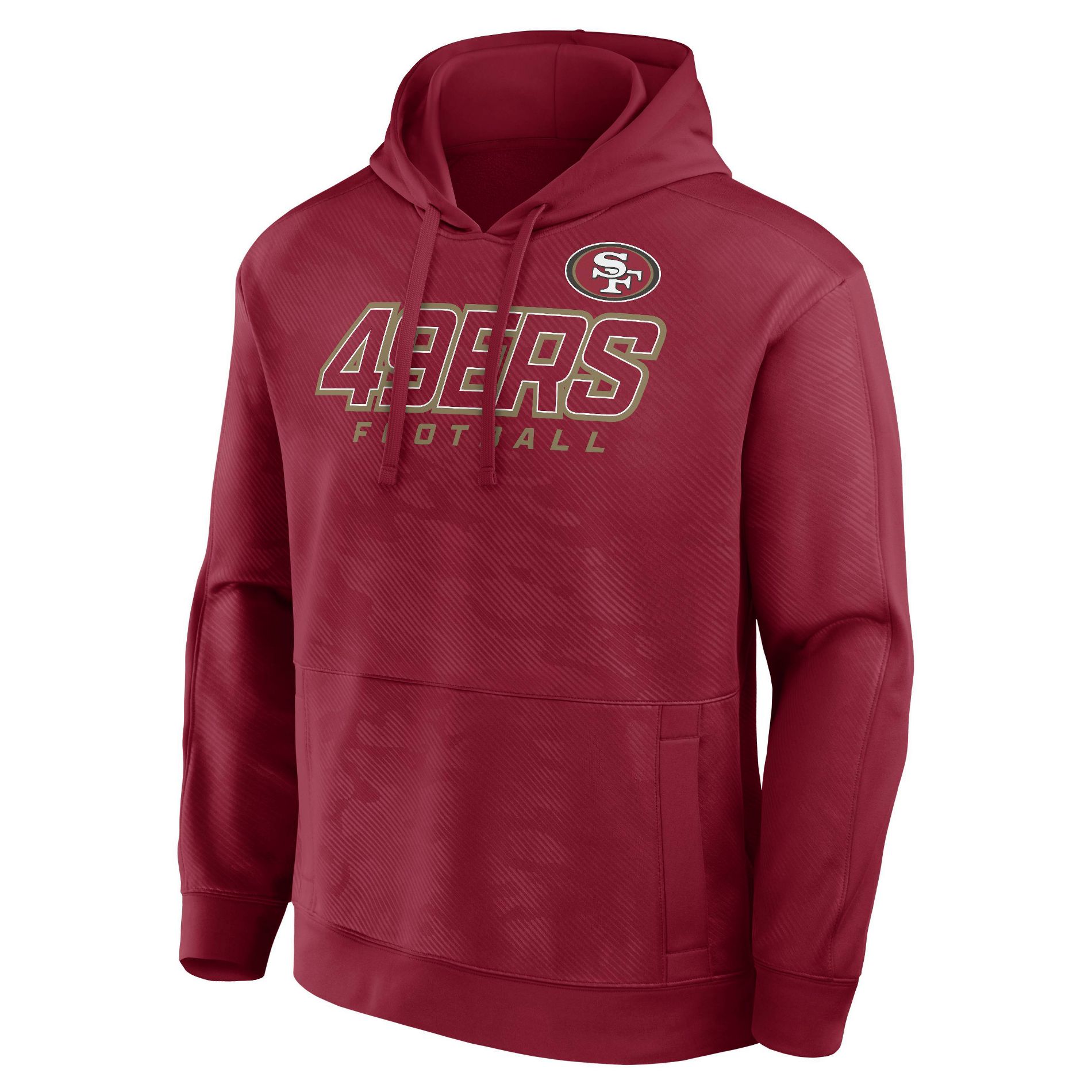 NFL San Francisco 49ers Men's Long Sleeve Performance Hooded Sweatshirt