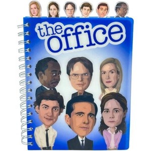 The Office Journal with Character Tabs, Spiral Binding and Flexible Plastic Cover, 8 x 7 inches - 1 of 1