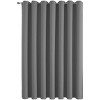 Kate Aurora 1 Piece 100% Hotel Level Blackout Extra Wide Window Curtain Panel - Gray - 2 of 4
