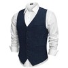 COOFANDY Men Casual Suit Vest Formal Dress Vest Slim Fit Waistcoat Business Wedding - 4 of 4